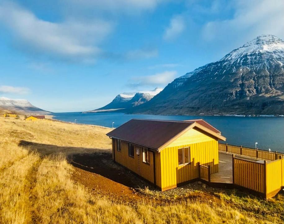 Langahlid Cottages & Hot Tubs Seyðisfjörður Exterior foto