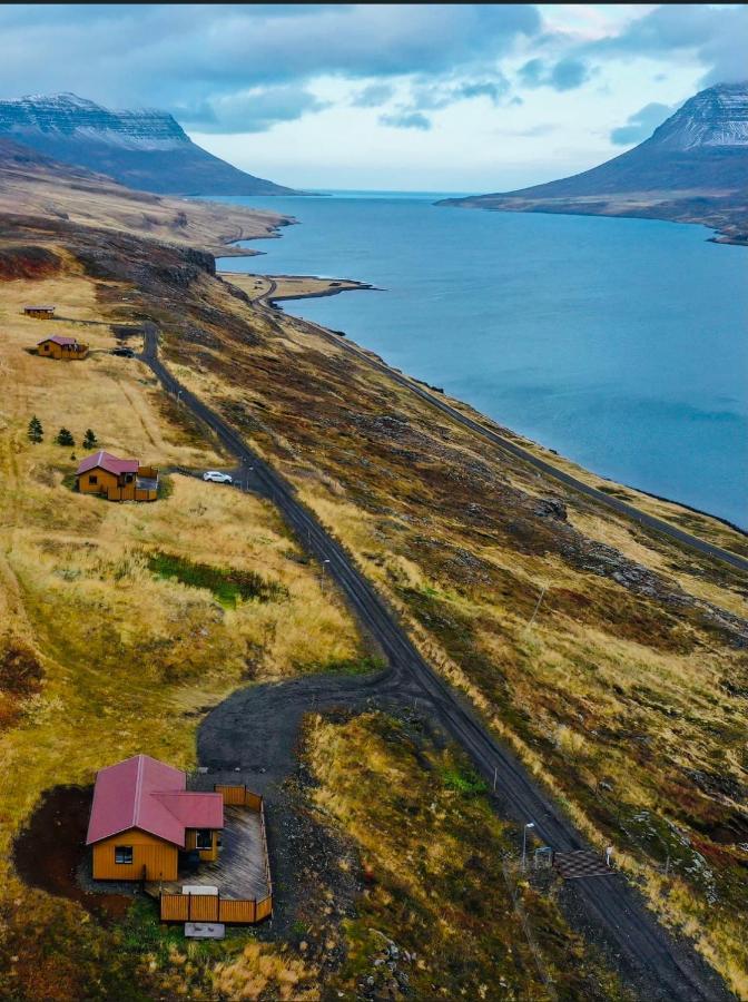 Langahlid Cottages & Hot Tubs Seyðisfjörður Exterior foto