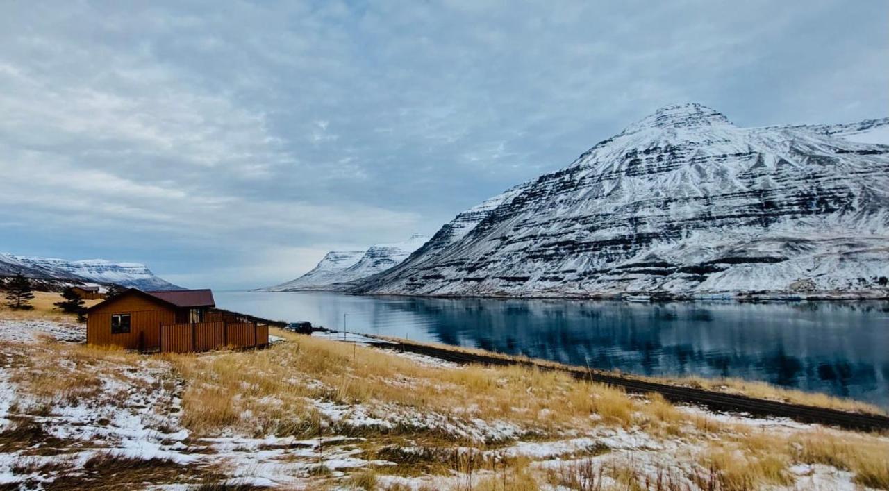 Langahlid Cottages & Hot Tubs Seyðisfjörður Exterior foto